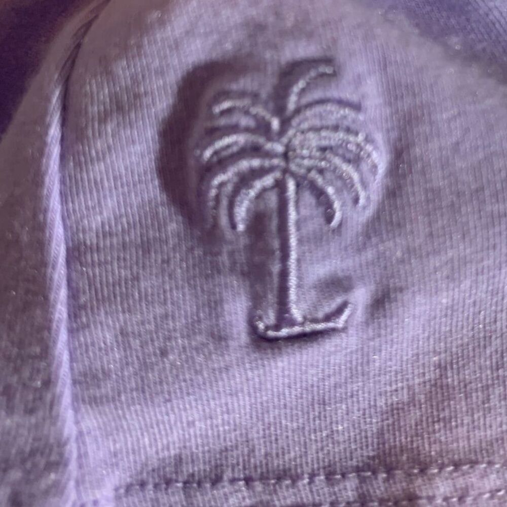 Lilly Pulitzer Off Shoulder Ruffle Womens Large Lavender Long Sleeve Spring Top - Picture 4 of 4